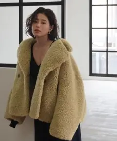 ETRE TOKYO フェイクシープファージャケット