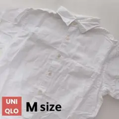 メンズ　ユニクロ　UNIQLO 半袖シャツ　白　M