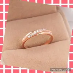 特別価格★即日発送★高品質 指輪☆ピンクゴールド ★リング 指輪 ♡J224