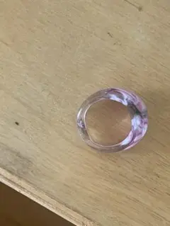 リング　ボリュームガラスタイプ