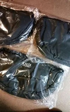 KALDI ブラックポーチ 3個セット