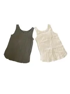 UNIQLO タンクトップ 2枚セット Lサイズ