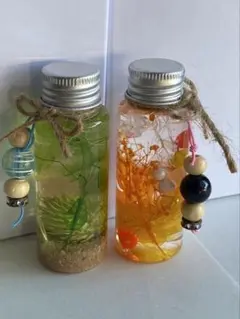 ハーバリウムボトル2個セット