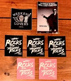 RUDE GALLERY ステッカーまとめ・ピック・クリアファイルセット RUDE GALLERY ステッカーまとめ・ピック・クリアファイルセット