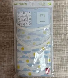 ユニクロBABYコットンメッシュタンクトップ(2枚組)80サイズ