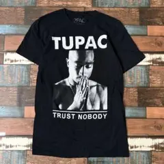 ビンテージ　古着　2PAC トューパック　ラップ　メンズ　半袖tシャツ　黒