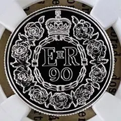 ★NGC★最高鑑定★2016 MS70 イギリス 銀貨 20ポンド エリザベス