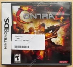 Contra 4（魂斗羅 Dual Spirits）【新品未開封・DS北米版】 Contra 4（魂斗羅 Dual Spirits海外版）【中古・通常版・北米版