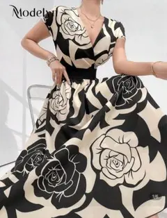 花柄 ワンピース ドレス