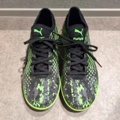 Puma FUTURE フットサルシューズ ブラック/グリーン