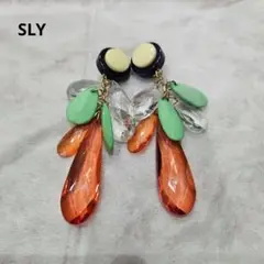 【美品】SLY BIGイヤリング 11㎝ (セット割対象)