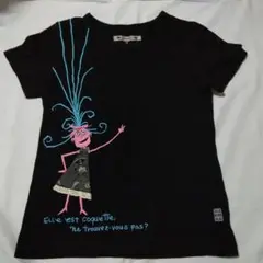 アルベロベロ　キャラクター刺繍 ブラック Tシャツ　S　美品