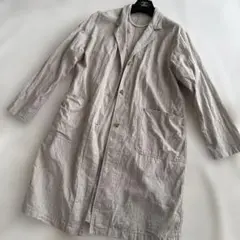 UNIQLO 麻 リネン ロングジャケット ベージュ