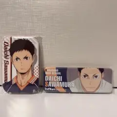 ハイキュー！ まるかく缶バッジ 澤村大地