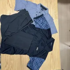まとめ売り　ゴルフ半袖シャツ2着＋ゴルフ長ズボン