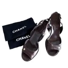 CHANEL シャネル ヒール ミュール サンダル ココマーク