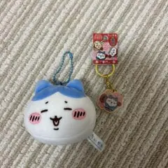 ちいかわハチワレぬいぐるみとハチワレキーホルダーセット