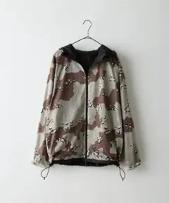 タグ付き【WHIMSIC/2WAY】リバーシブルメッシュジップパーカー　カスタネ
