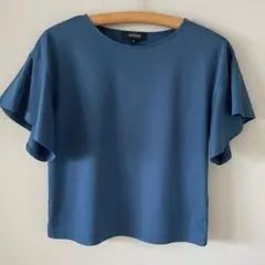 アンタイトル　UNTITLED フリル 袖Tシャツ　XS