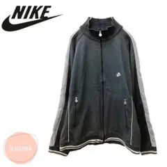 ナイキ NIKE トラックジャケット ジャージ ジップパーカー 刺繍ロゴ グレー