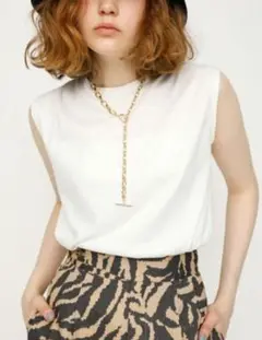 【SLY】MERCERIZE BASIC FLAT T/シャツ
