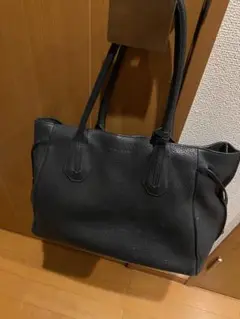 ロンシャン 黒レザー トートバッグ