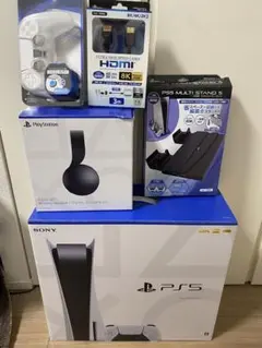 PlayStation5 ディスクドライブ 本体 ワイヤレスヘッドセット 他