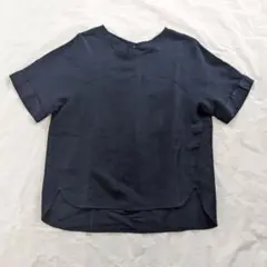 美品★dix-Sept 麻ブラウス