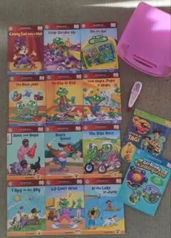 【Leap Frog】タグリーダー、 Book計14冊