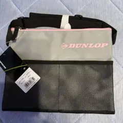 DUNLOP ポーチ サコッシュ ミニバッグ DTC-2436 ライトグレー
