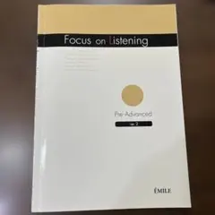 Focus on Listening Pre-Advanced Ver.2