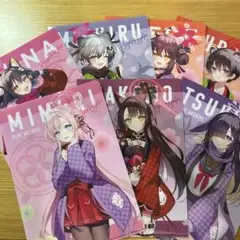 ブルーアーカイブ A5クリアファイル 全7種 コンプ ファミマ ブルアカ