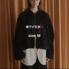 seyto/シースルーレースギャザーブルゾン