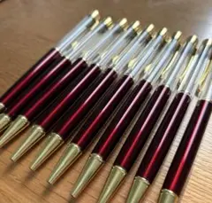 【新品】ハーバリウム用ボールペン 10本セット ワインレッド