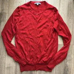 お値下げ　UNIQLO カーディガン　レッド　S