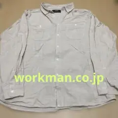wmb ボタンアップシャツ LL ライトベージュ