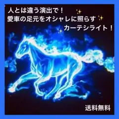 プロジェクター式 青い馬 カーテシライト アルト ソリオ 2個セット