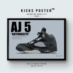 ●美品NIKE AIR JORDAN5 RETRO ANTHRACITE28.5 Jordan Air Jordan 5 Retro 