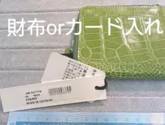 GRES  クロコ(本革) 財布orカード入れ