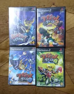 PS2 プレイステーション2 ソフトまとめ売り！ 全4本 ラチェット＆クランク