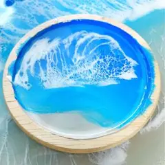 【レジンアート】《海の記憶-夏の海を想う-》