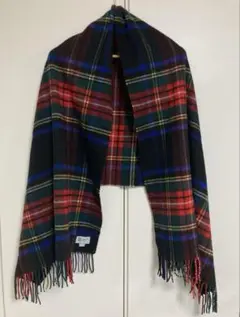 Johnstons of elginのカシミヤ100%大判マフラー　送料無料