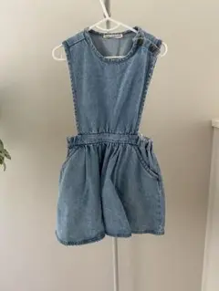 Soor Ploom Tippi pinafore light denim 5y