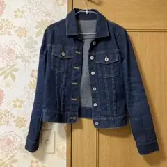 オフオン　ダークブルーデニムジャケット