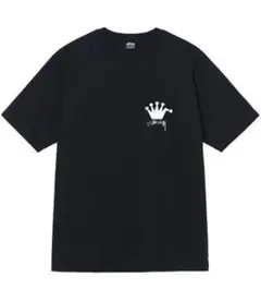 stussy tシャツ ステューシー　クラウン ブラック M