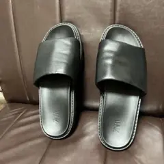 ZARA ビブラムレザー　サンダル　40