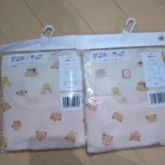 新品未使用半袖肌着くまのイラスト Tシャツ 110サイズ 2セット4枚