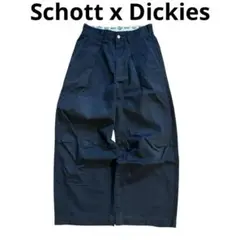 Schott x Dickies イージーバギーパンツ　コラボ