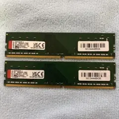 Kingston DDR4 8GB メモリ 2枚