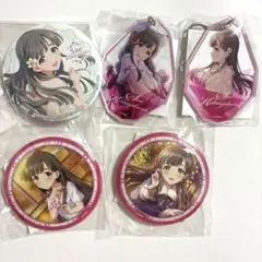 小早川紗枝　缶バッジ、アクリルキーホルダー